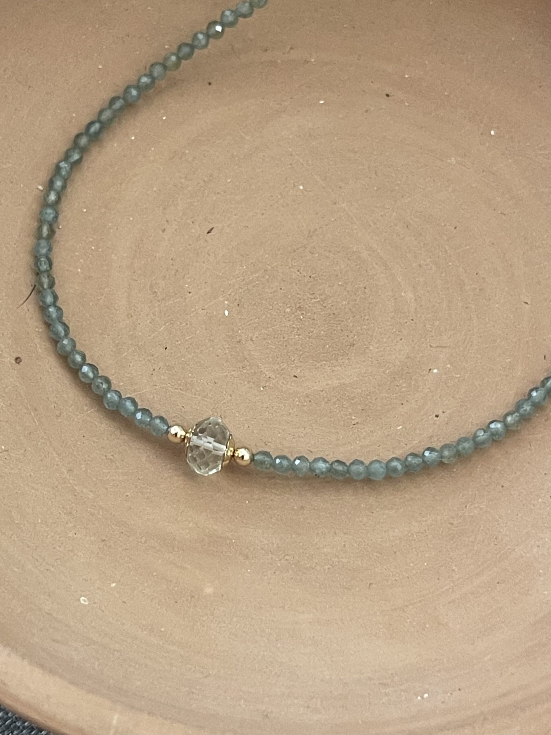 the mediterranean sage choker (with extension)